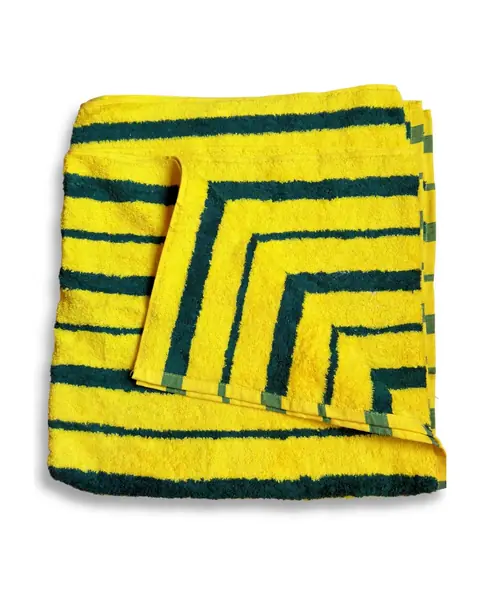 Yellow and green chevron stripe
