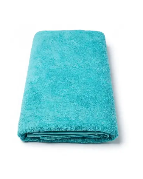 Turquoise bath towel