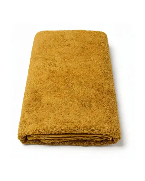 Ochre bath towel