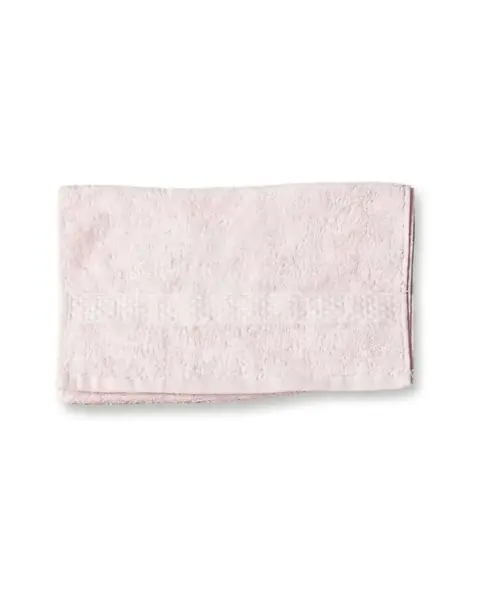 Pale pink face cloth