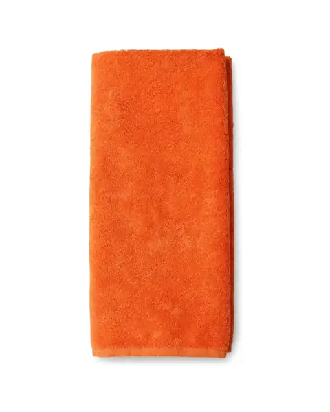 Orange hand towel