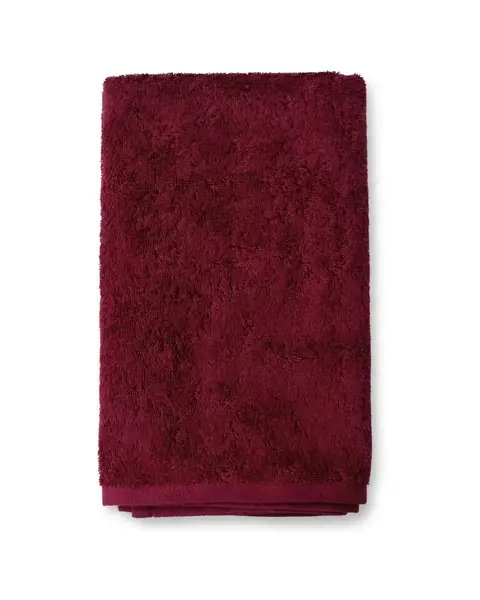 Burgundy hand towel