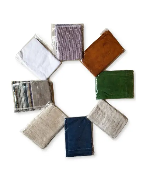 Face cloths in assorted colours